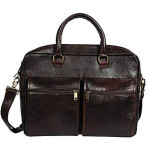 Laptop 100 Genuine Leather Brown Two-tone Leather Laptop Bag for Men Office